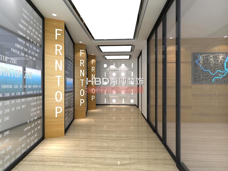 凡拓?cái)?shù)碼科技辦公室裝修設(shè)計(jì) 電梯通道設(shè)計(jì)