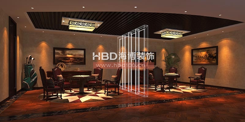 高爾夫酒吧設(shè)計(jì) VIP棋牌室