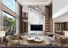 簽約現(xiàn)代時尚風(fēng)格別墅豪宅裝修設(shè)計